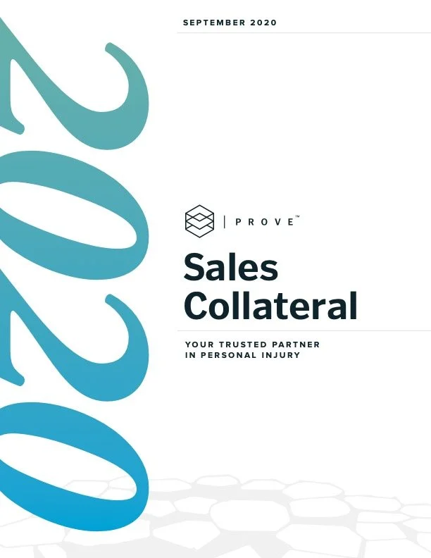 Prove sales collateral cover