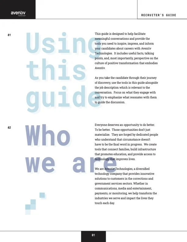 Aventiv recruiter toolkit guide