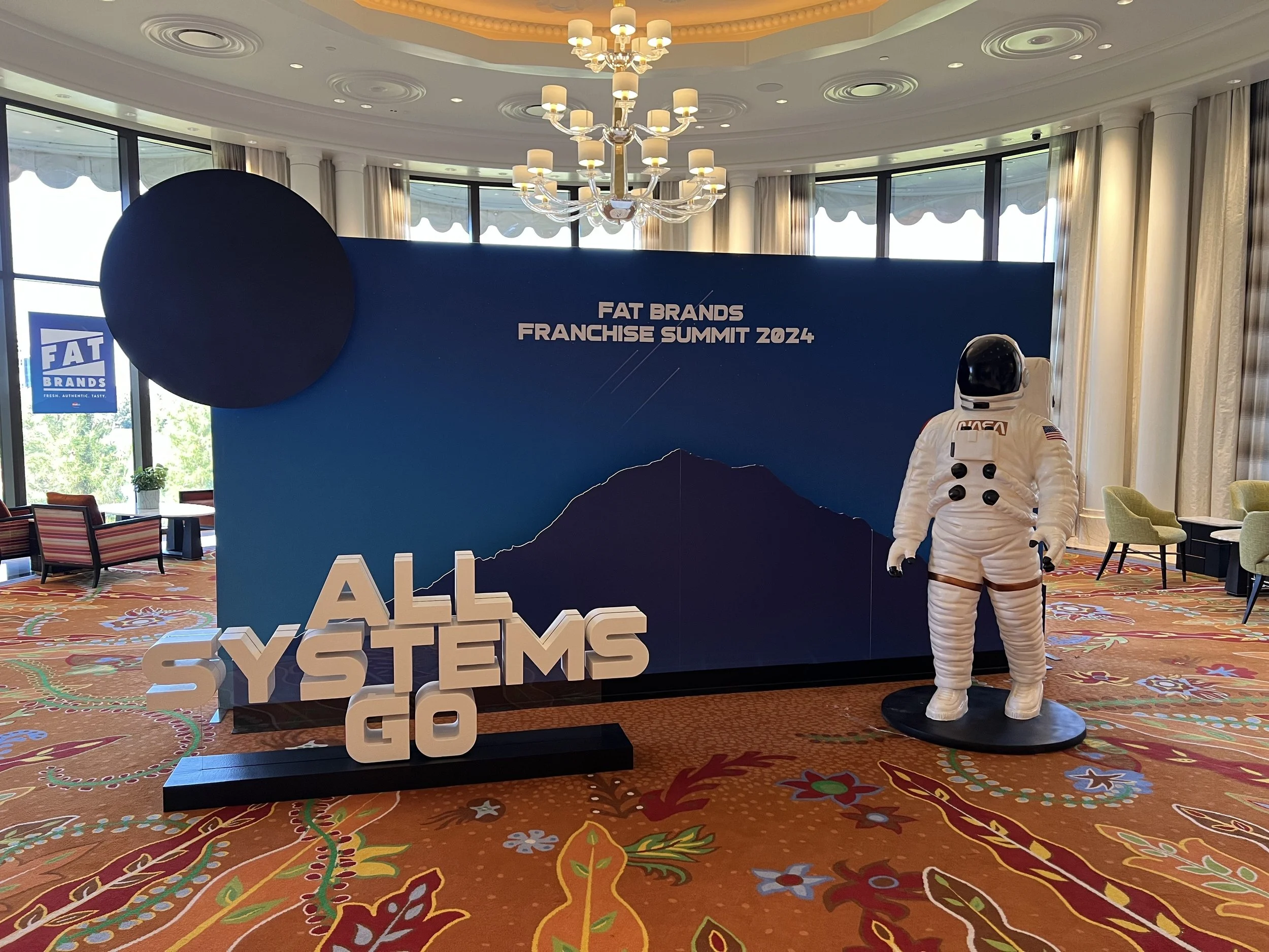 Summit convention floor branding