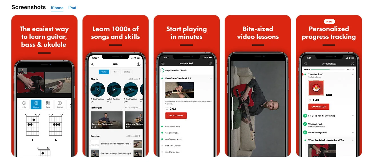 App Store screenshots mockup