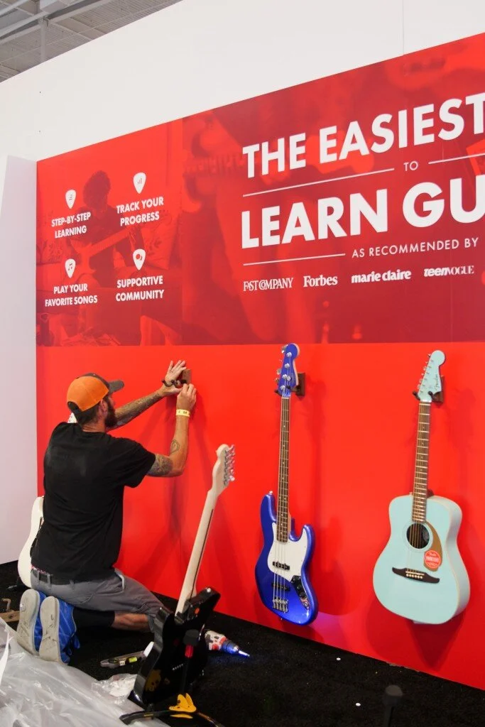 Summer NAMM booth vertical