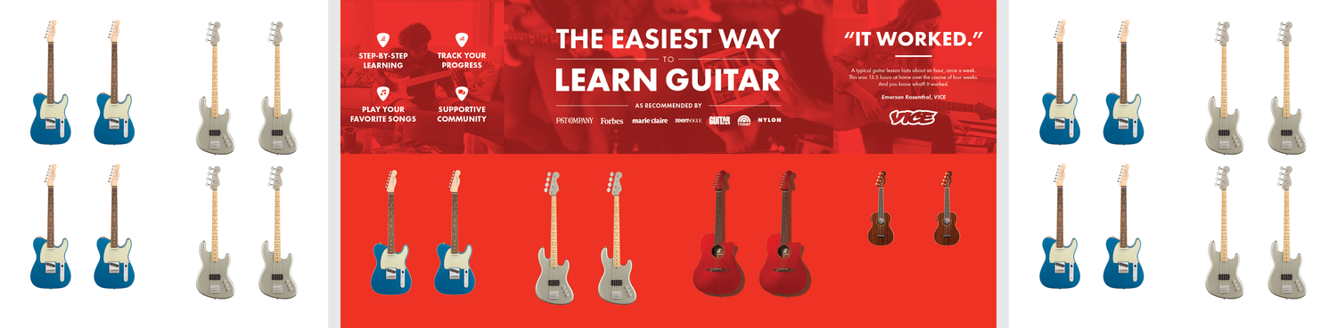 Fender Play NAMM wall graphics