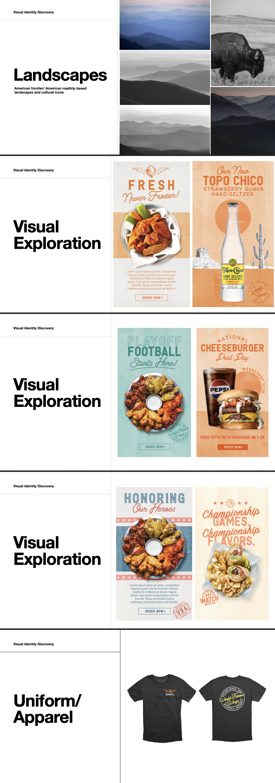 Branding identity work