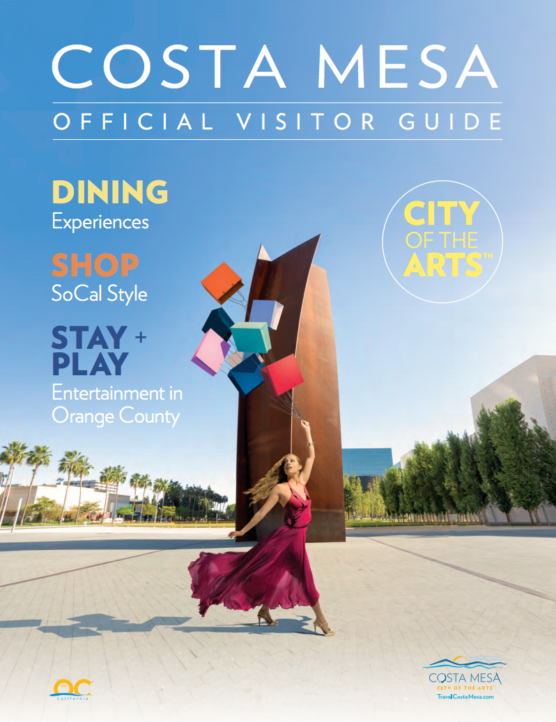 Costa Mesa Visitors Guide spread